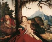 汉斯 巴尔东 格林 : Rest on the Flight to Egypt